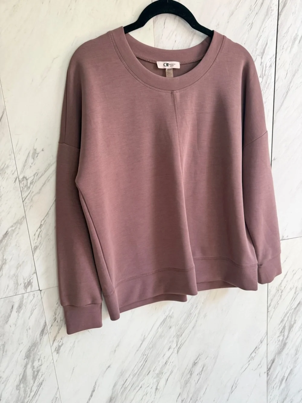 3/$60 Cable & Gauge Super Soft Mauve Crewneck Pullover Sweatshirt SZ S